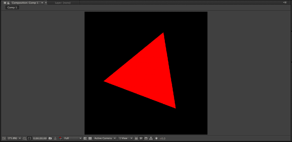 how to draw triangle in after effects 4