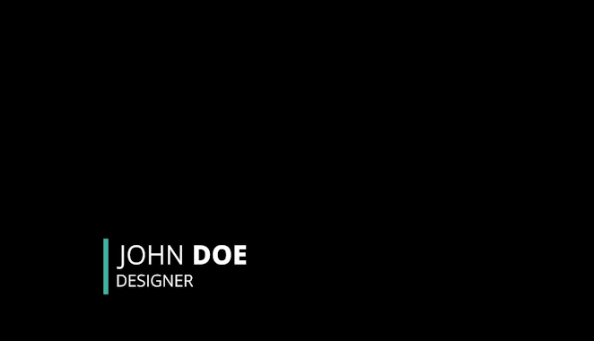 modern lower third after effects free project