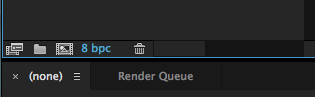 after effects new composition button