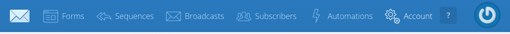 ConvertKit title bar