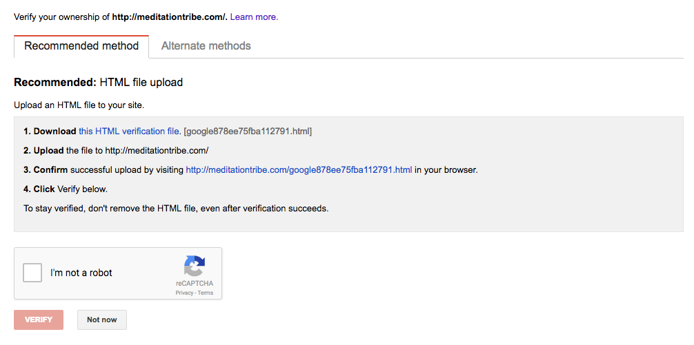 verify