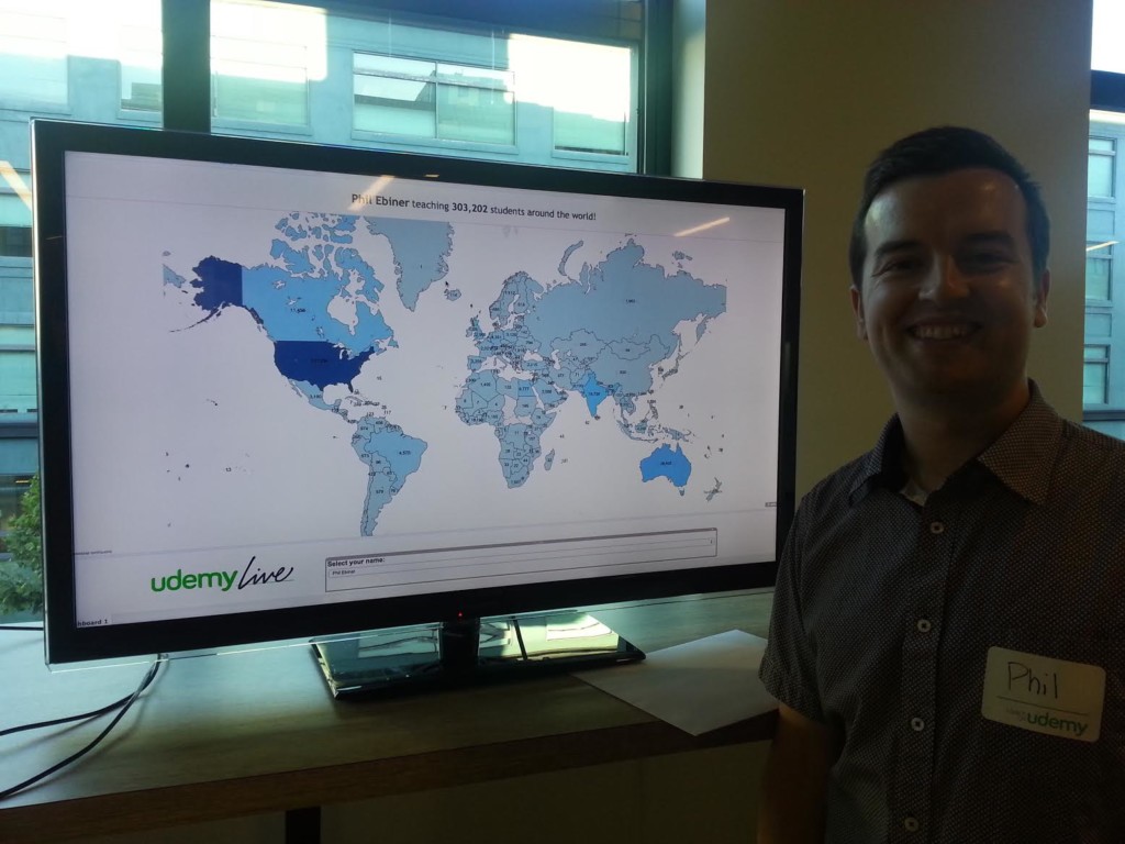 phil ebiner udemy teaching around the globe