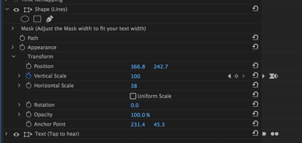 essential graphics panel screenshot