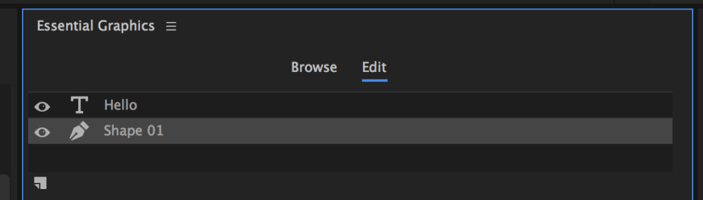 essential graphics panel screenshot