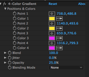 neon sign gradient after effects