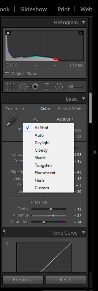 white balance
