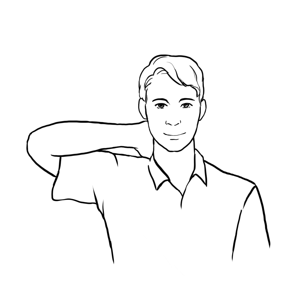 posing idea for men