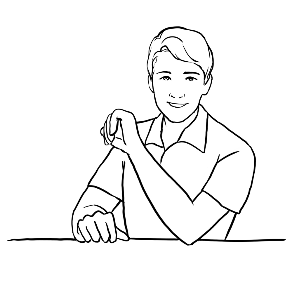 posing idea for men