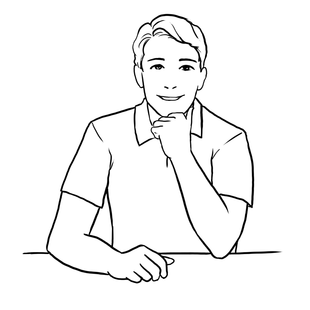 posing idea for men