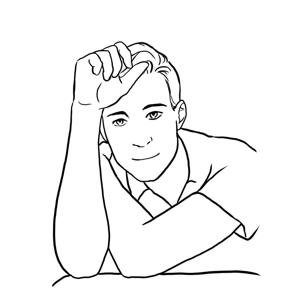 posing idea for men