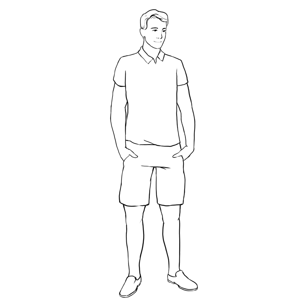 posing idea for men