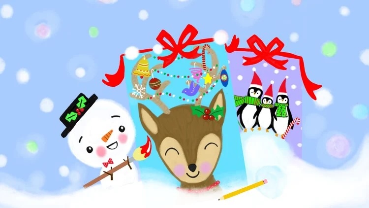 Draw with Me - Winter Holidays